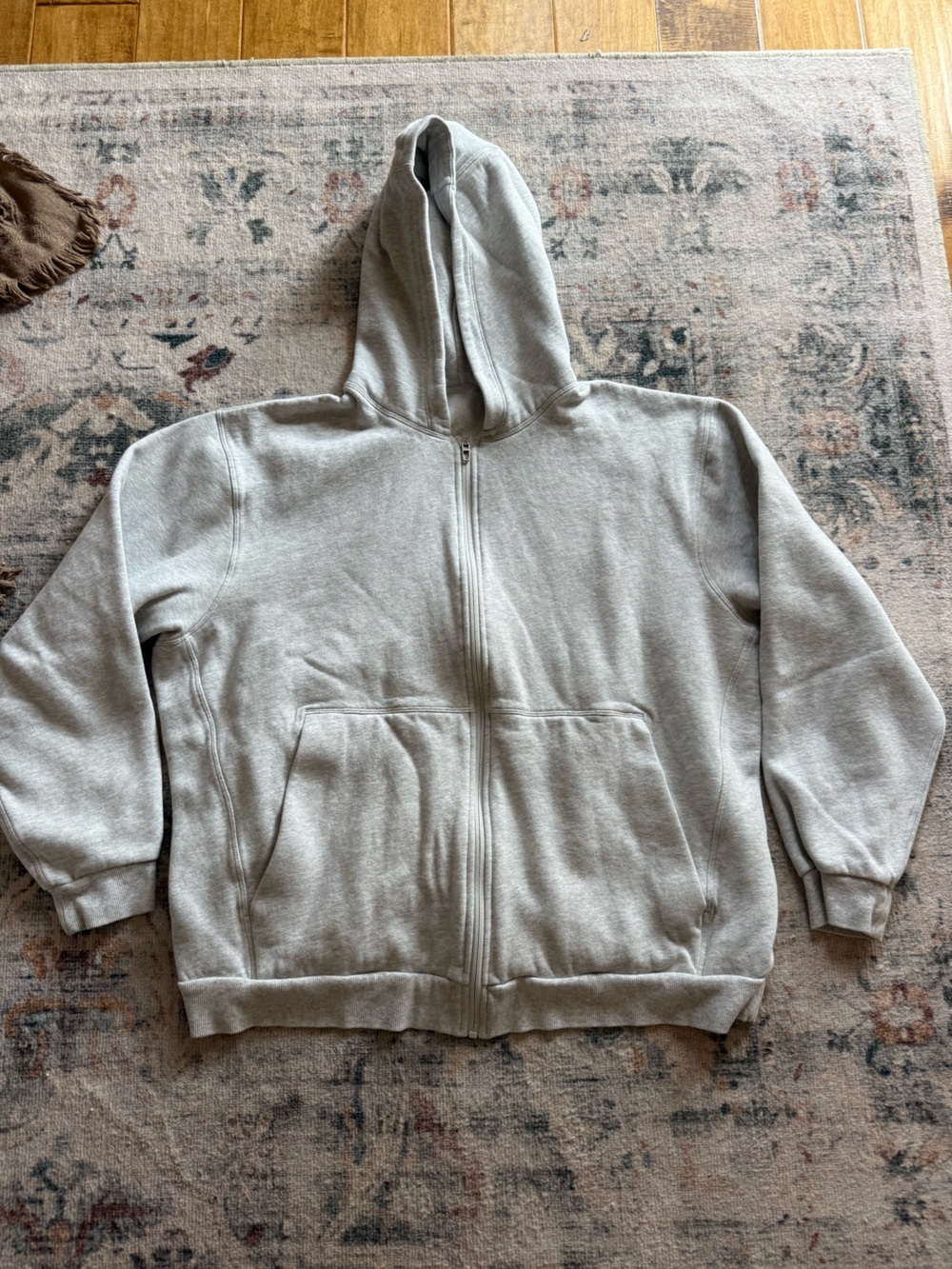 Lululemon city Light Gray Zip-Up Hoodie